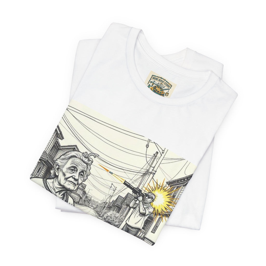 Novelty T-Shirt — "RIP My Granny Got Hit By A Bazooka" Song Lyric Tee
