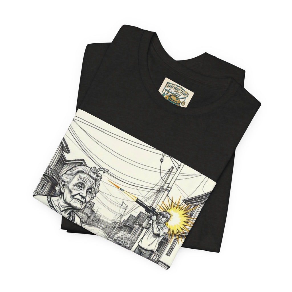 Novelty T-Shirt — "RIP My Granny Got Hit By A Bazooka" Song Lyric Tee