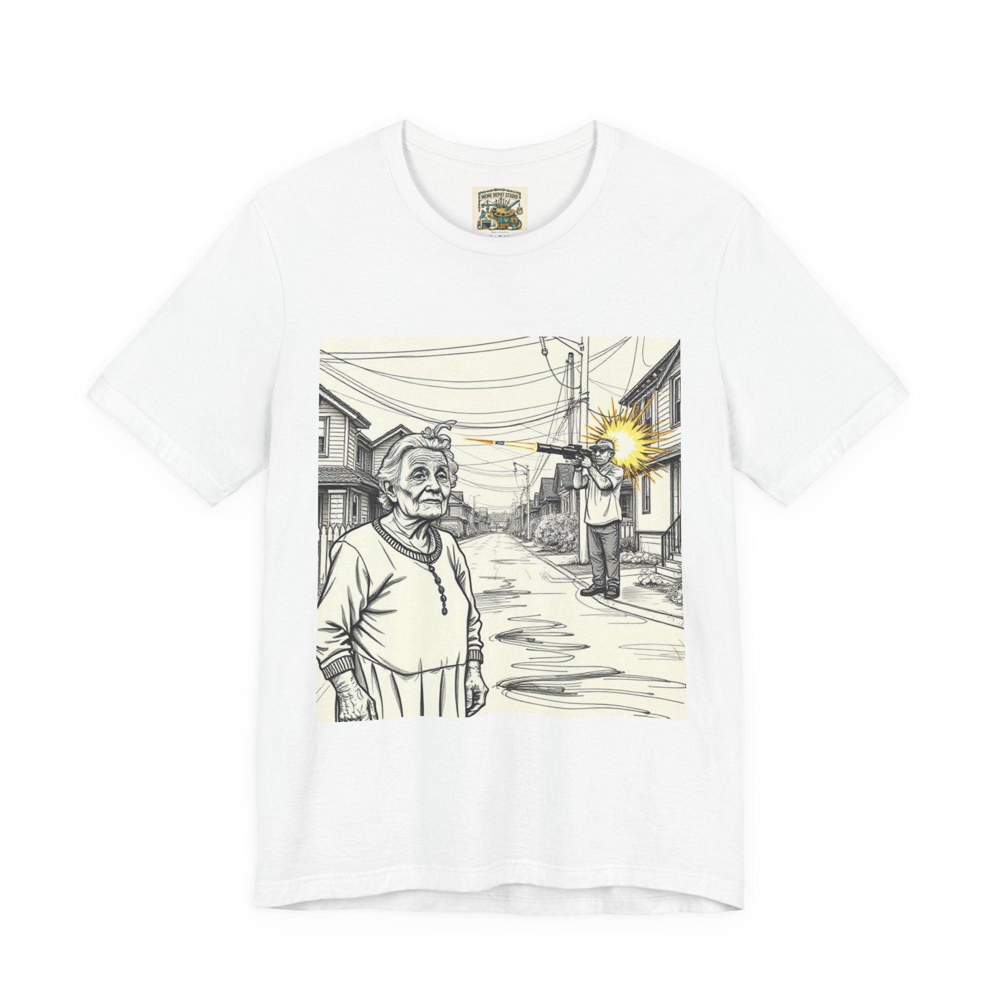 Novelty T-Shirt — "RIP My Granny Got Hit By A Bazooka" Song Lyric Tee