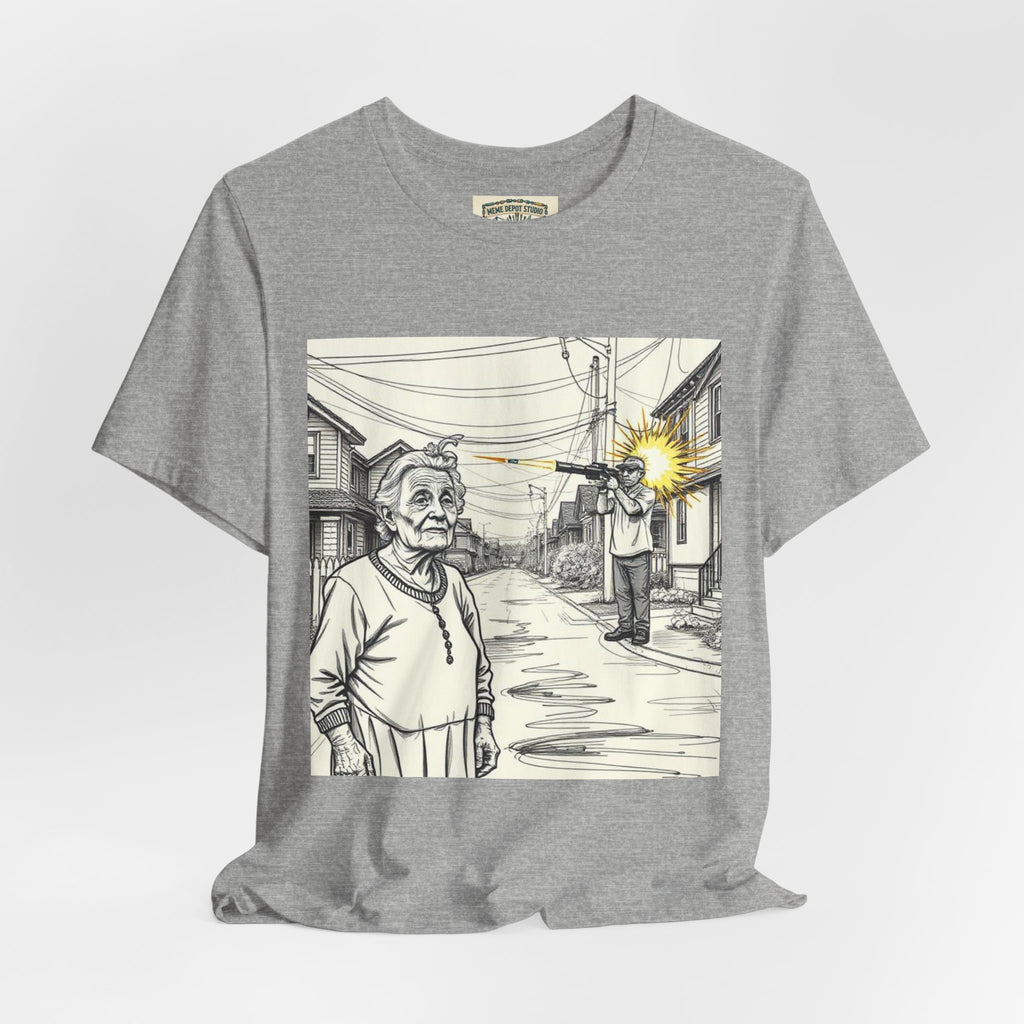 Novelty T-Shirt — "RIP My Granny Got Hit By A Bazooka" Song Lyric Tee