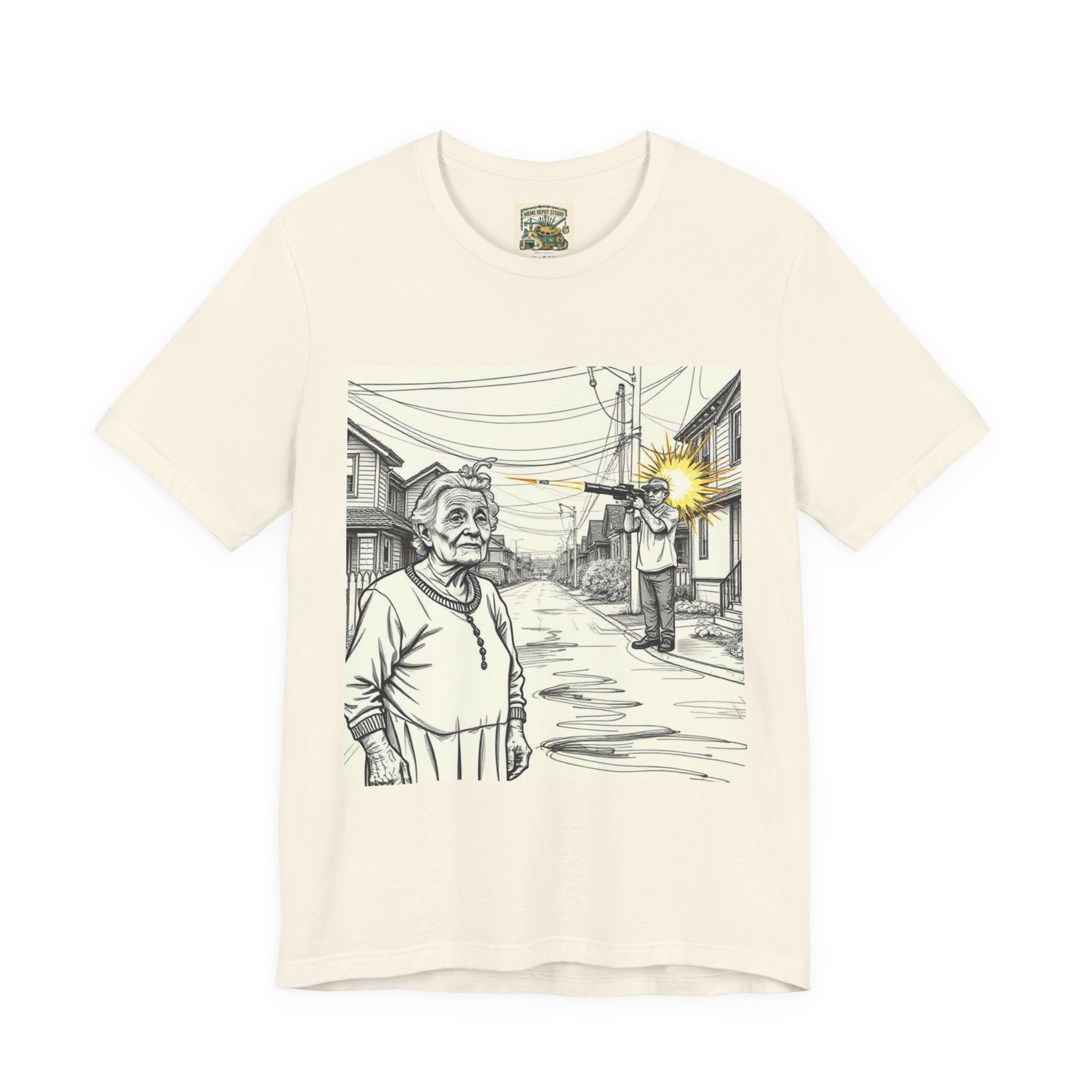 Novelty T-Shirt — "RIP My Granny Got Hit By A Bazooka" Song Lyric Tee