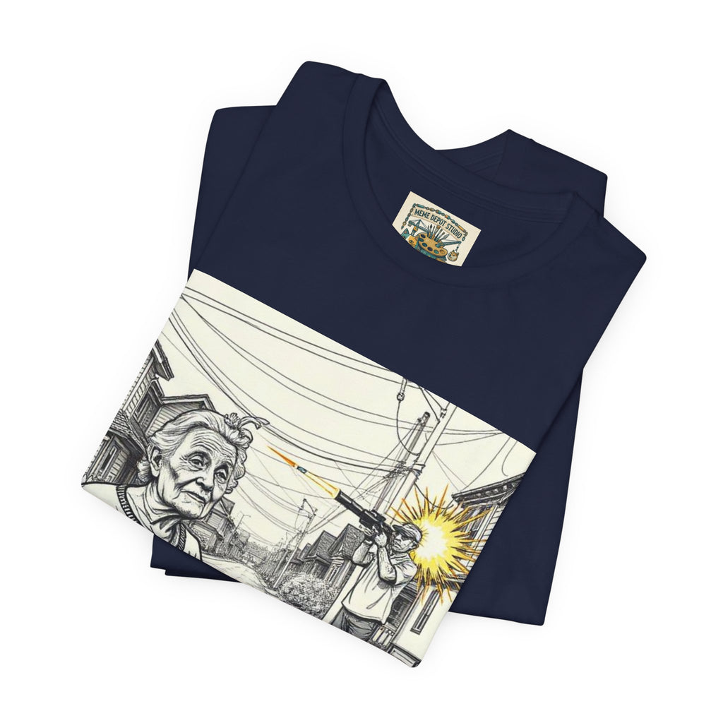 Novelty T-Shirt — "RIP My Granny Got Hit By A Bazooka" Song Lyric Tee